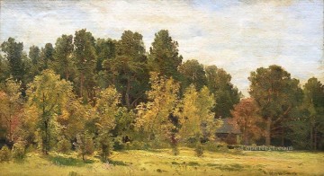 Iván Ivánovich Shishkin Painting - bordes del bosque paisaje clásico Ivan Ivanovich